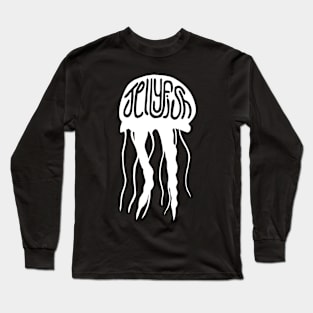 White Jellyfish Long Sleeve T-Shirt